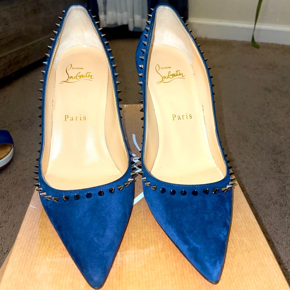Louboutin Anjalina 85mm spiked heel